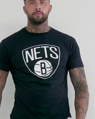Mitchell & Ness x NBA Nets Sandman Cream T-shirt